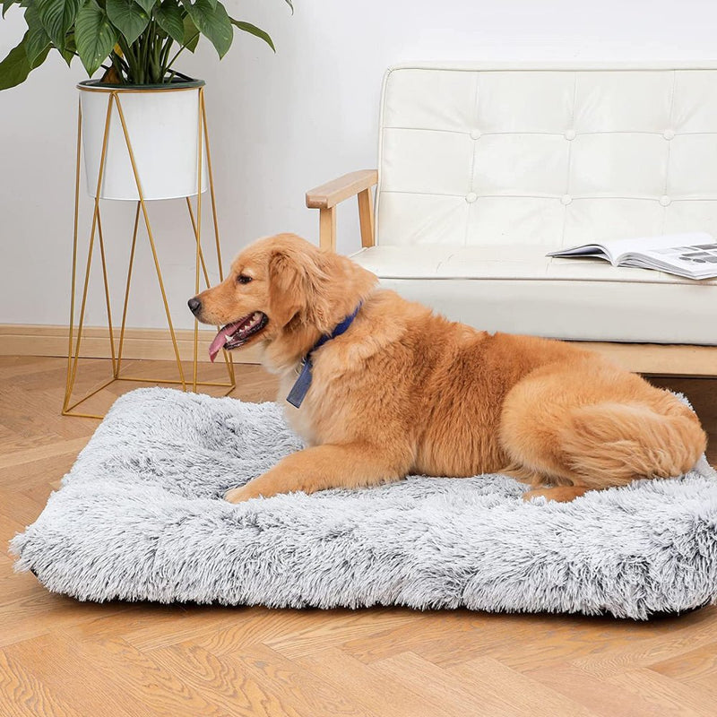 PETSWOL Plush and Cozy Pet Mat for Ultimate Comfort and Warmth - Light Grey - NuSea
