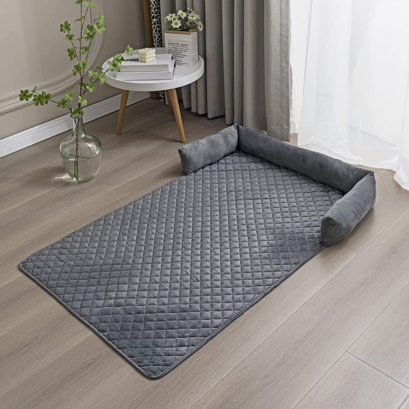 PETSWOL Plush Pet Sofa Cushion with Pillow - Ultimate Comfort for Your Pet - NuSea