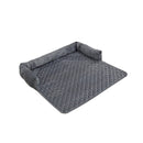 PETSWOL Plush Pet Sofa Cushion with Pillow - Ultimate Comfort for Your Pet - NuSea