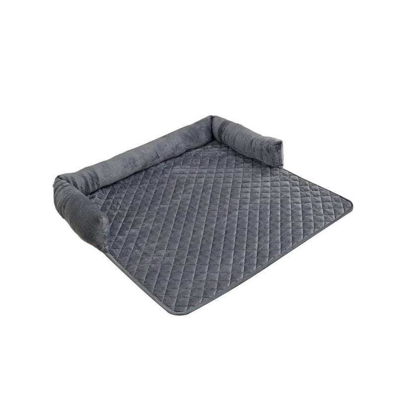 PETSWOL Plush Pet Sofa Cushion with Pillow - Ultimate Comfort for Your Pet - NuSea