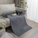 PETSWOL Plush Pet Sofa Cushion with Pillow - Ultimate Comfort for Your Pet - NuSea