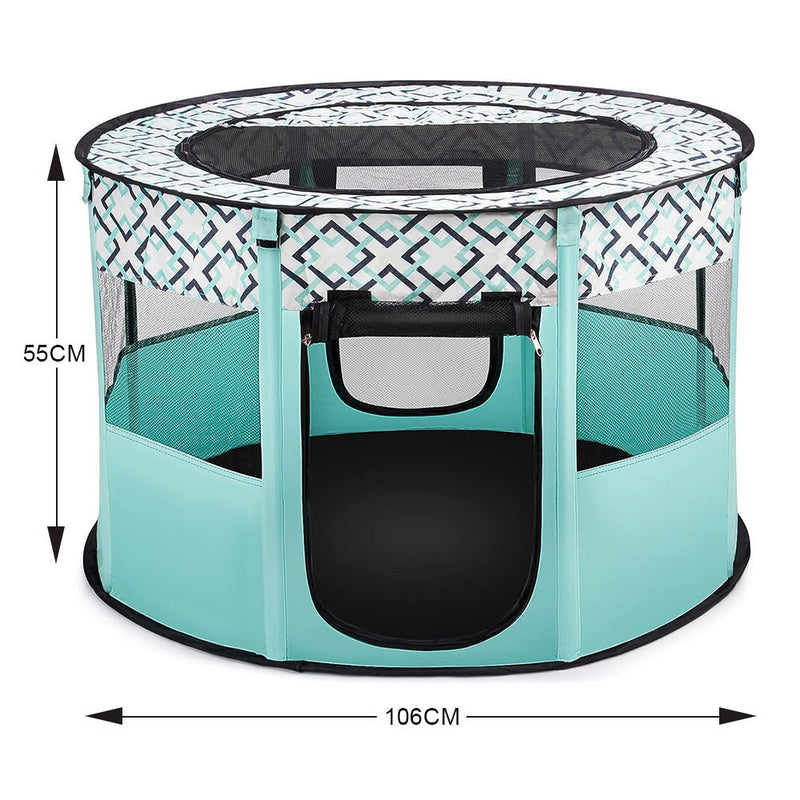 PETSWOL Portable Pet Playpen - Spacious Exercise Kennel Tent - NuSea