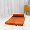 PETSWOL Removable and Washable Dog Sofa Bed - Orange - NuSea