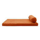 PETSWOL Removable and Washable Dog Sofa Bed - Orange - NuSea