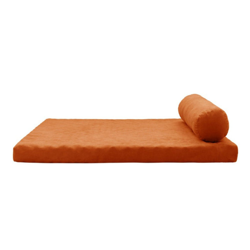 PETSWOL Removable and Washable Dog Sofa Bed - Orange - NuSea