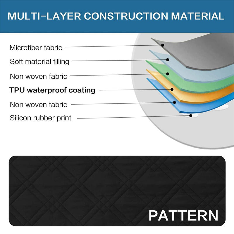 PETSWOL Waterproof Dog Bed Cover and Pet Blanket for Furniture, Bed, Couch, and Sofa - NuSea