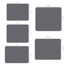 PETSWOL Waterproof Dog Bed Cover and Pet Blanket for Furniture, Bed, Couch, and Sofa - Gery - NuSea