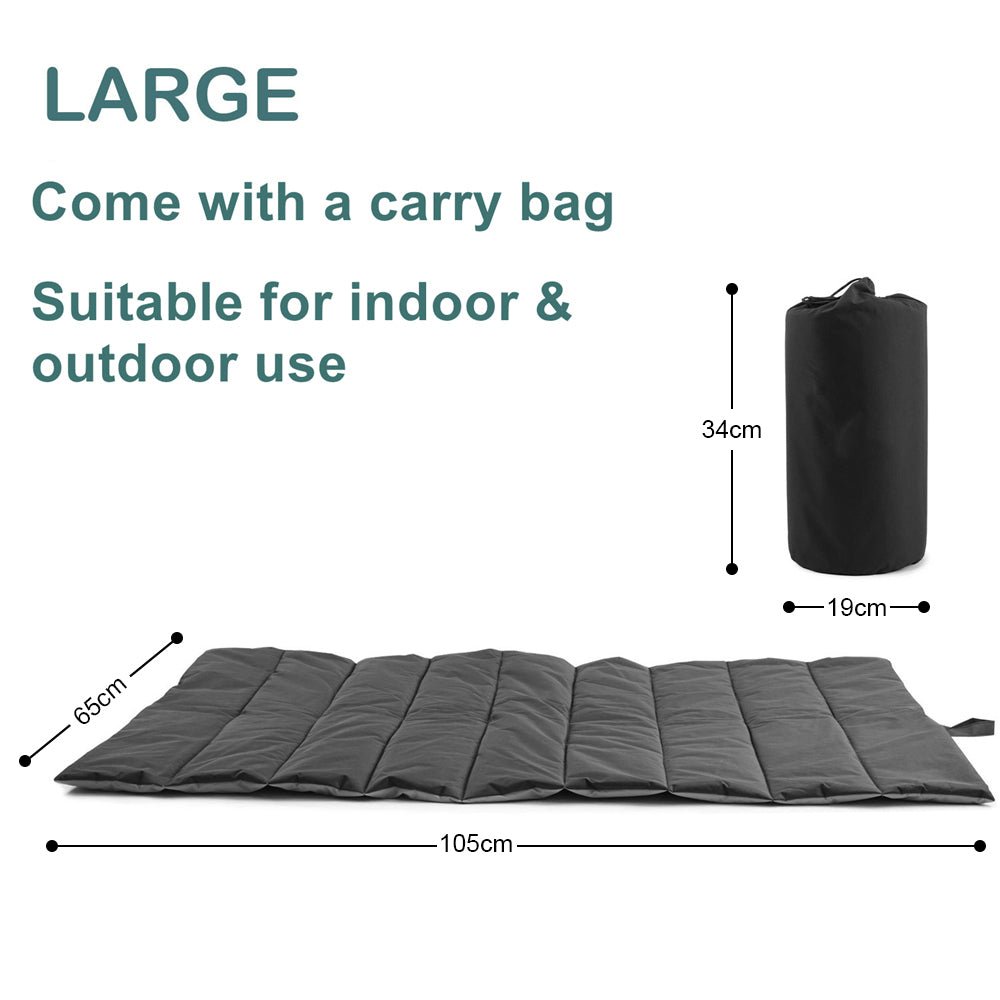 PETSWOL Waterproof & Portable Outdoor Dog Bed - Large Size 105x65cm - NuSea