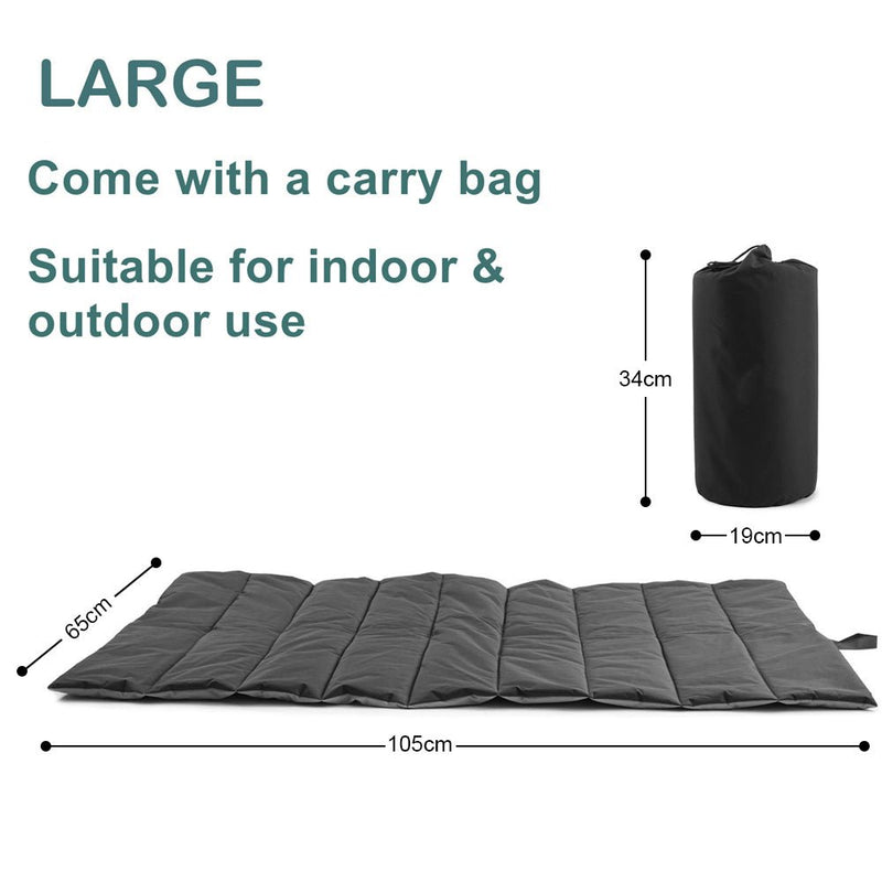 PETSWOL Waterproof & Portable Outdoor Dog Bed - Large Size 105x65cm - NuSea