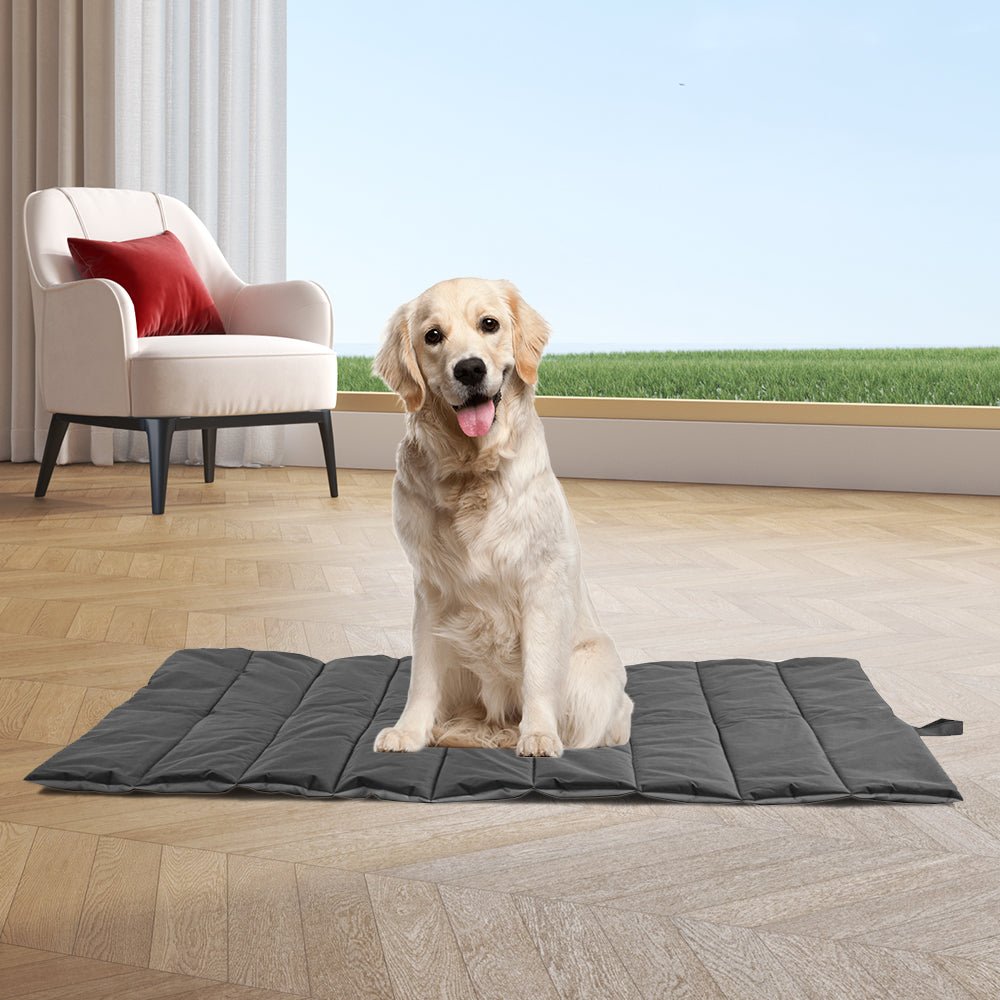 PETSWOL Waterproof & Portable Outdoor Dog Bed - Large Size 105x65cm - NuSea