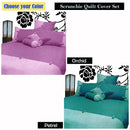 Phase 2 Scrunchie Orchid Quilt Cover Set QUEEN - NuSea