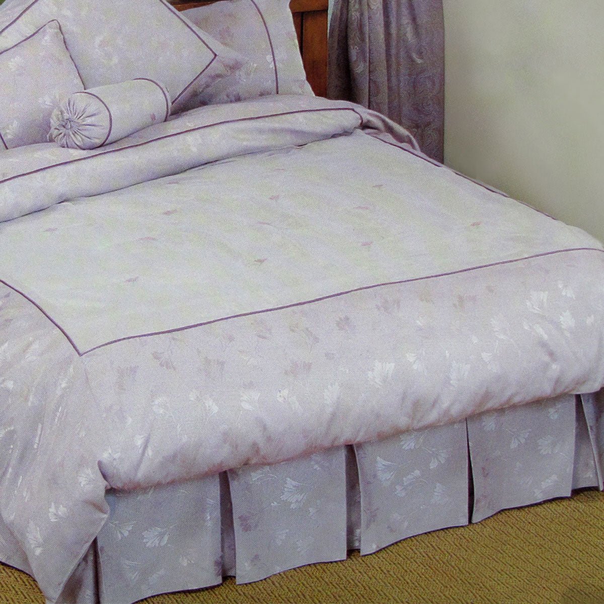 Phase 2 Sophia Lilac Jacquard Valance King - NuSea