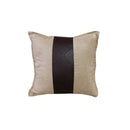 Phase 2 Studio Faux Suede/Faux Leather Square Cushion Cover 40 x 40 cm - NuSea