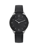 Pierre Cardin Men's Black Watch - One Size - NuSea