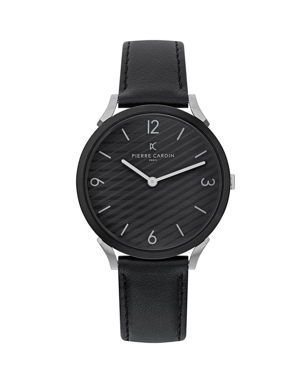 Pierre Cardin Men's Black Watch - One Size - NuSea