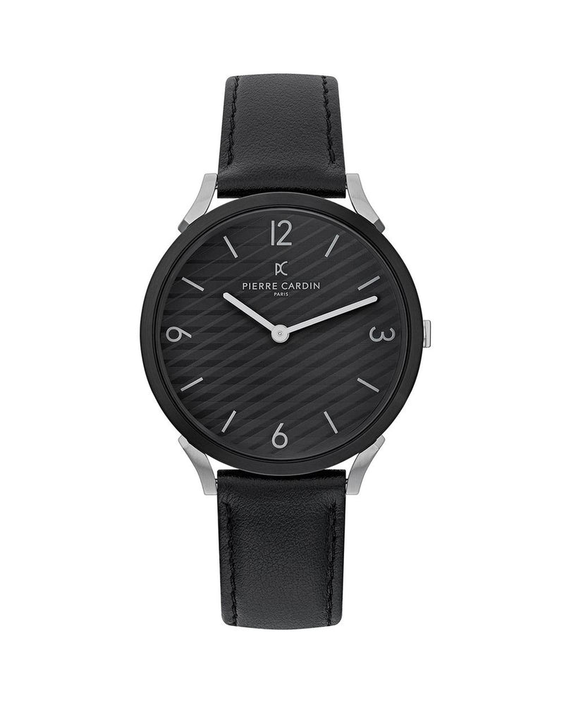 Pierre Cardin Men's Black Watch - One Size - NuSea