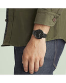 Pierre Cardin Men's Black Watch - One Size - NuSea