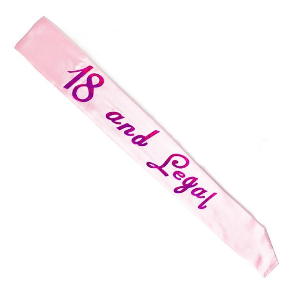 Pink 18 Flashing Sash - NuSea
