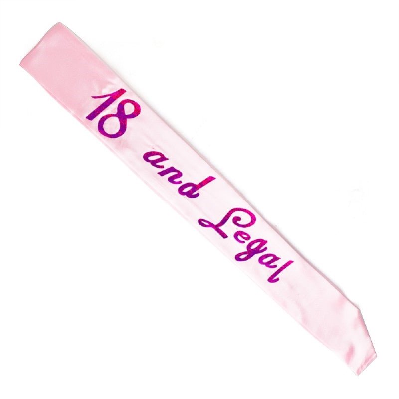 Pink 18 Flashing Sash - NuSea