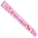 Pink Bridesmaid Flashing Sash - NuSea