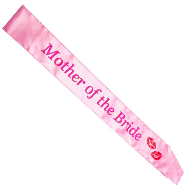 Pink Mother of the Bride Flashing Sash - NuSea