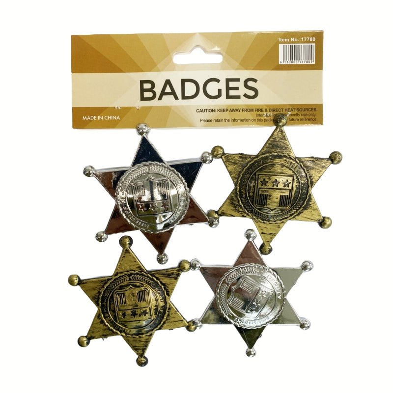 PLASTIC SHERIFF BADGE - NuSea