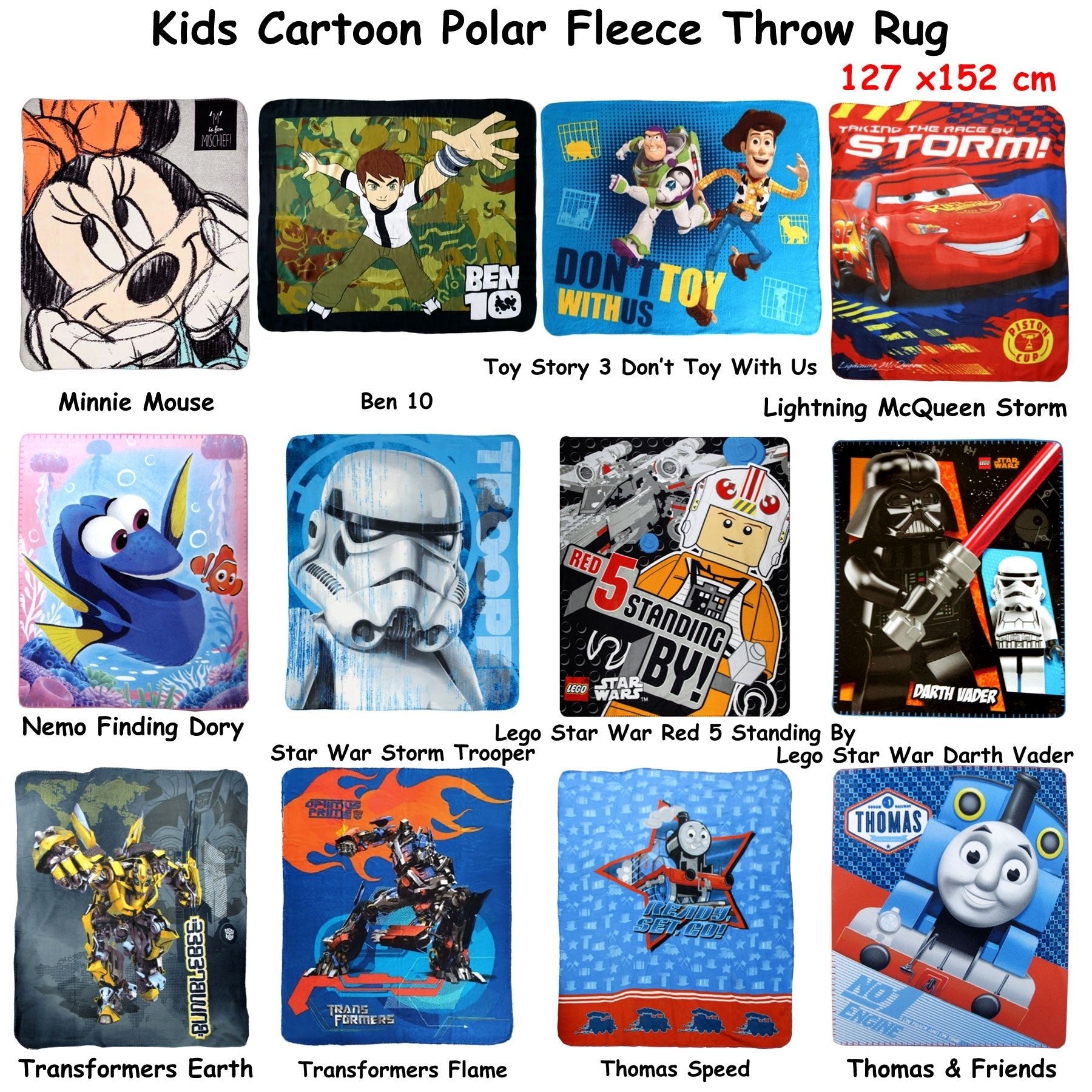Polar Fleece Throw Rug Ben 10 - NuSea