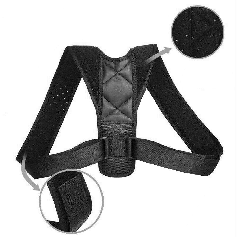 Posture Clavicle Support Corrector Back Straight Shoulders Brace Strap - NuSea