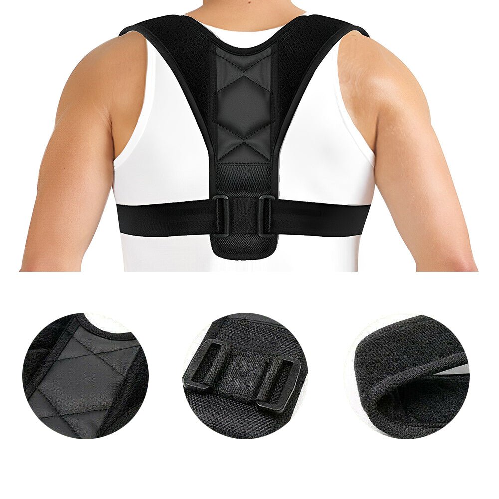 Posture Clavicle Support Corrector Back Straight Shoulders Brace Strap - NuSea