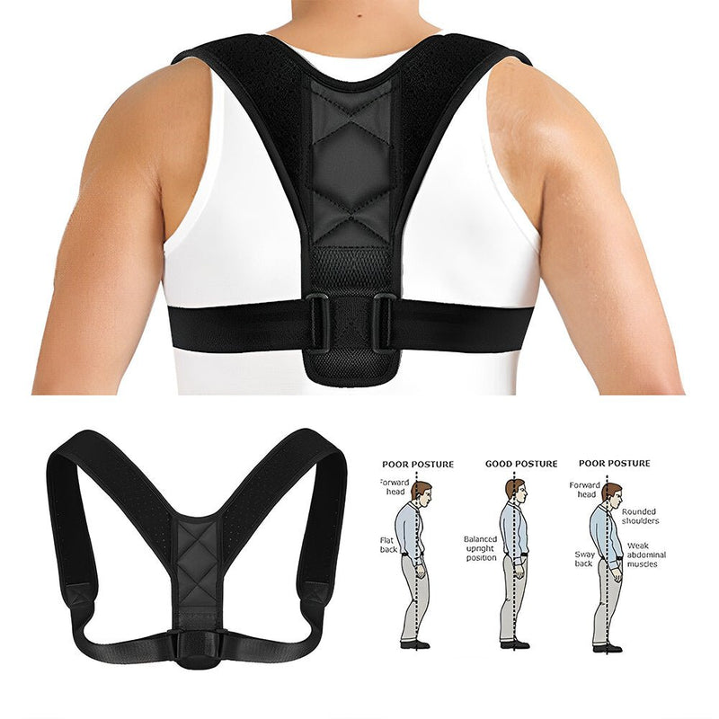 Posture Clavicle Support Corrector Back Straight Shoulders Brace Strap - NuSea