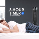 Pronti Electric Tower Heater 2000W Ceramic Portable Remote - Black - NuSea