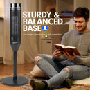 Pronti Electric Tower Heater 2000W Ceramic Portable Remote - Black - NuSea