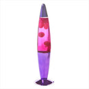 Purple/Pink Metallic Peace Lava Lamp - NuSea