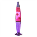 Purple/Pink Metallic Peace Lava Lamp - NuSea