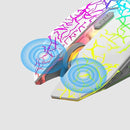 Rainbow Backlit Wireless Gaming Keyboard Mouse and Mat Combo Set - NuSea