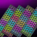 Rainbow Backlit Wireless Gaming Keyboard Mouse and Mat Combo Set - NuSea