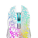 Rainbow Backlit Wireless Gaming Keyboard Mouse and Mat Combo Set - NuSea