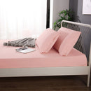 Ramesses 1000TC Linen Bamboo Fitted Sheet Combo Set Dusty Pink Double - NuSea