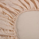 Ramesses 1000TC Linen Bamboo Fitted Sheet Combo Set Linen Double - NuSea