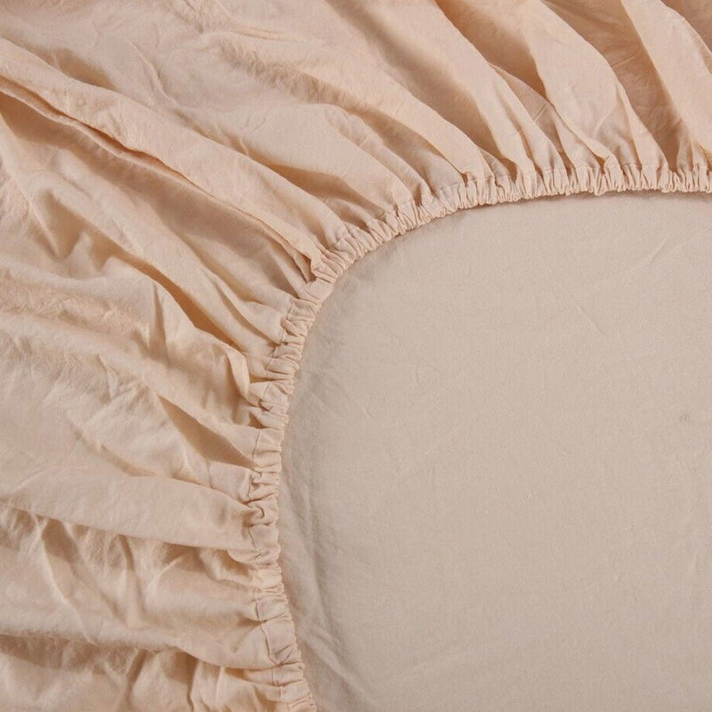 Ramesses 1000TC Linen Bamboo Fitted Sheet Combo Set Linen Single - NuSea