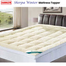 Ramesses 1600GSM Sherpa Winter Mattress Topper Single - NuSea