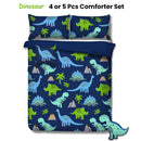 Ramesses Dinosaur Kids Advventure 5 Pcs Comforter Set Double - NuSea