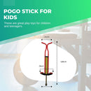 Red Pogo Stick Kids - Childrens Jumping Jackhammer Exercise Hopper Toy - NuSea