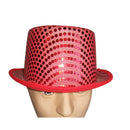 Red sequinned tophat - NuSea