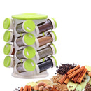 Revolving Spice Rack Tower Transparent Rotating Seasoning Storage Organizer - NuSea