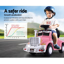 Rigo Kids Electric Ride On Car Truck Motorcycle Motorbike Toy Cars 6V Pink - NuSea