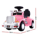 Rigo Kids Electric Ride On Car Truck Motorcycle Motorbike Toy Cars 6V Pink - NuSea