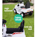 Rigo Kids Electric Ride On Car Truck Motorcycle Motorbike Toy Cars 6V White - NuSea