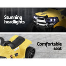 Rigo Kids Ride On ATV Quad Motorbike Car 4 Wheeler Electric Toys Battery Yellow - NuSea