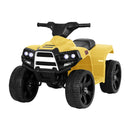Rigo Kids Ride On ATV Quad Motorbike Car 4 Wheeler Electric Toys Battery Yellow - NuSea
